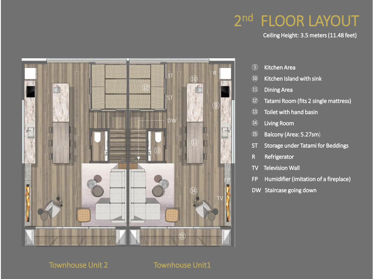 Second floor layout